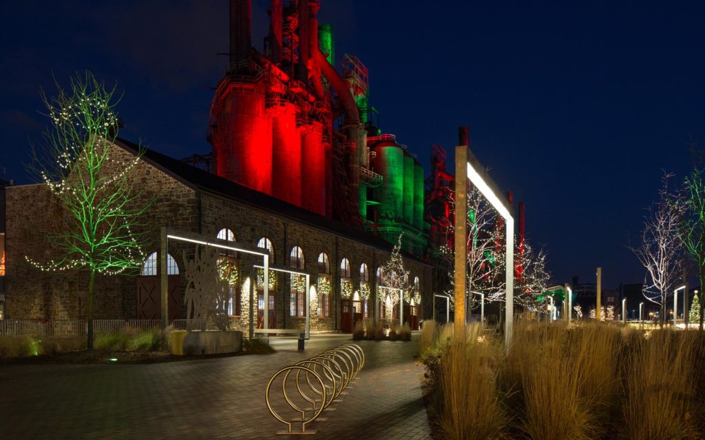 Christmas City Steel Stacks Bethlehem