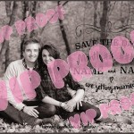 All Natural B&W Save the Date
