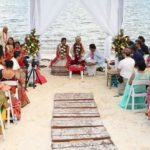 South Asian destination wedding. Moon Palace Indian destination wedding for Ruby and Tejan Patel