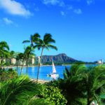 Waikiki beach and Diamond Head